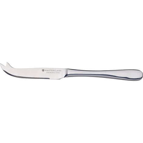 KitchenCraft MasterClass Cheese Knife of Stainless Steel, 28 cm - Silver Plated