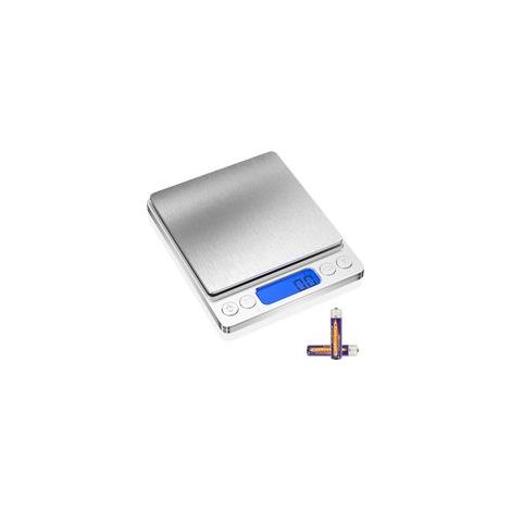 3kg/0.1g Balance de cuisine precision Électronique, inoxydable pese aliment cuisine avec affichage LCD et fonction tare, 6 unités, pesée des aliments pour la cuisson, pâtisserie et mélange (1/5)