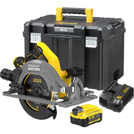 Sega circolare Stanley FATMAX SFMCS551M1T 18V Brushless Ø190 con batteria 4.0Ah