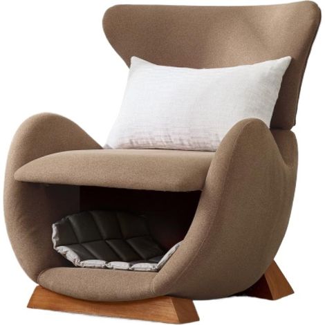 Fauteuil lounge avec niche pour chat et petit chien 150 kg (1/2)