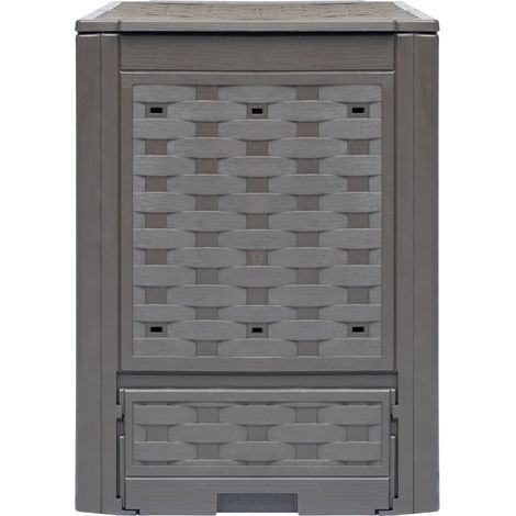 Maison Exclusive - Gartenkomposter 2 Stk. Braun 60x60x83cm 600 L