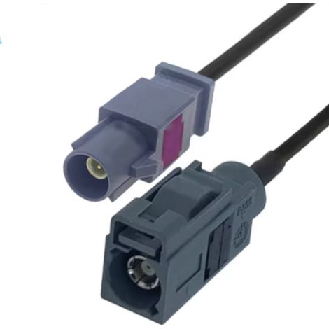 Fakra-G-Steckerkabel / Fakra-G-Stecker RG174 4 m