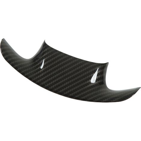 Casque avant moto 7 pouces, surface lisse anti-âge et résistant à l'usure, compatible phares ronds, noir et transparent brillant pour motocyclette (1/5)