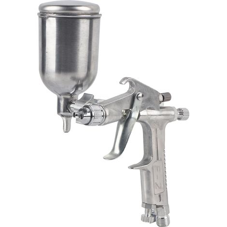 Pistolet pneumatique F-2, buse 0,5 mm, godet 125 ml, alimentation par gravité, peinture à air comprimé (1/5)