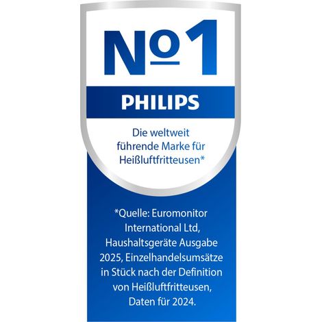Philips NA330/00 Airfryer 6.2L Sichtfenster RapidAir Plus