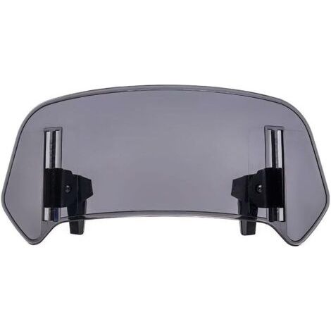 Extension de pare-brise de moto, déflecteur d\'air réglable transparent déflecteur d\'air à clipser pour la plupart des motos et scooters Gris One