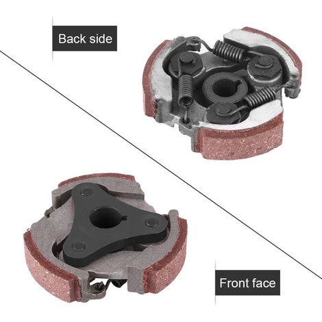 Embrague de motocicleta con 3 muelles para minimotos, motos de cross, quads y scooters de 2 tiempos de 47 cc y 49 cc. Embrague reforzado para minimoto con llave y muelle. (1/5)