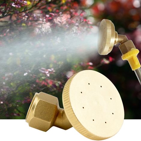 Pommeau de douche en cuivre à 8 trous, atomisation fine, pommeau de douche en cuivre haute pression pour l'agriculture (1/5)