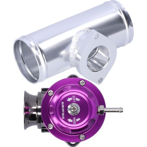 Turbo-Blow-Off-Rohr aus Billet-Aluminium, Typ RS-Flansch, 2,5 Zoll, Universal, SDDBOVGRSBL FPG250, Lila (1/5)
