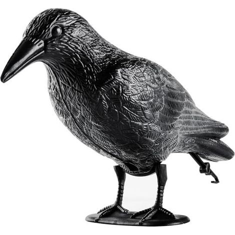 Corbeau Anti-Pigeon,Effaroucheur Pigeons,Pour les balcon,toit,jardin,Corbeau,Anti pigeons pour balcon,Effaroucheur Oiseaux,Empêcher (1/5)