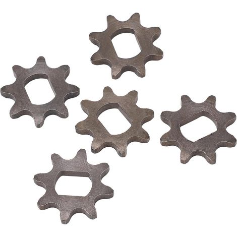 High durability 5-piece 8-tooth 420 sprocket for 8T electric scooters, 420 sprocket, internal size 17x12mm - Automotive/Motorsports/Drive/Chains and (1/5)