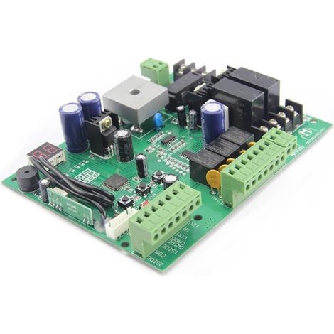 Kit d'ouvre-portes automatiques Le tableau de commande de la porte pivotante connecte la batterie de secours ou le système solaire avec le montant de la télécommande en option pour accessoires de port (1/5)