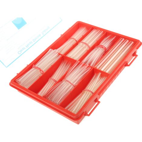 Kit de gaine de câble RS PRO Clair 100mm Fluoropolymère, Polyoléfine, PVDF, rétreint: 2:1 3 mm, 3.2 mm, 6.4 mm, 9 mm ( Prix pour 1 ) (1/3)