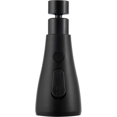 Extensión de grifo de cocina con filtro y protector antisalpicaduras, extensión de ducha universal, boquilla de agua universal Xiaoman, desagüe, sencillo, negro (cobre) (1/5)