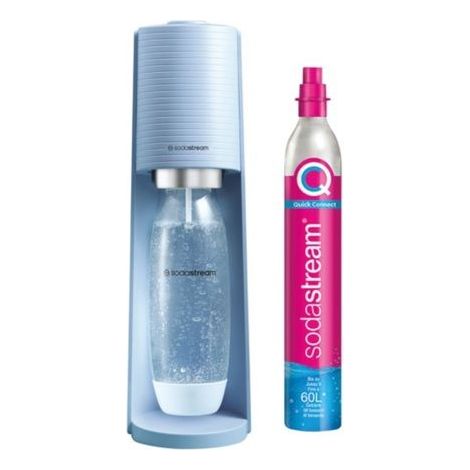 Wassersprudler + 1 l flasche + 1 zylinder – pastellblau - Sodastream - 1012811333