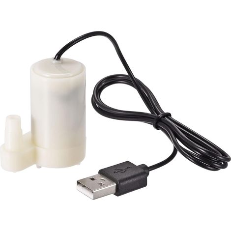 Minibomba de agua sumergible con conector USB, 3 V CC, estilo vertical para riego de plantas. (1/5)