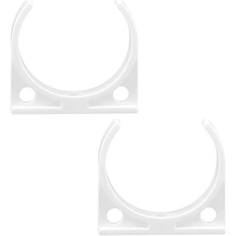 FITLAB-2 Pièces Clips de Tuyau en Plastique, 57x62mm Pinces pour Filtre à Eau, Pinces Simples pour Filtres de Réfrigérateur (1/5)