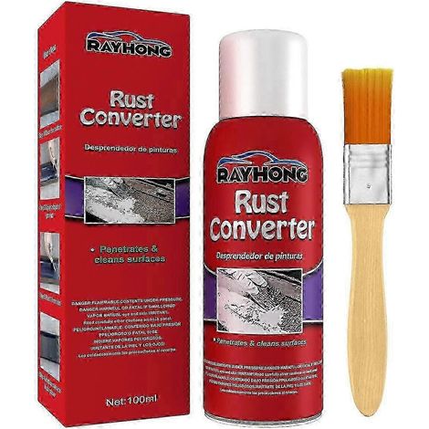 Peinture d'apprêt pour métaux 100 ml avec pinceau, antirouille multi-usages, apprêt à base d'eau, barrière protectrice antirouille (1/5)