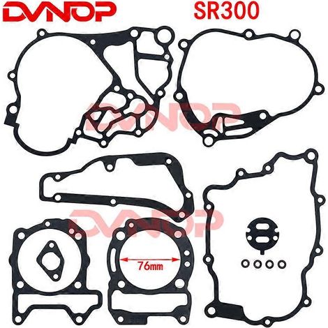 Kit de juntas de motor para motocicleta PIAGGIO Aprilia X7 VESPA250 VESPA300 SR250 SR300 APR250T-V GTS250 GT300 Junta de tapa del cárter (SR300) (1/5)