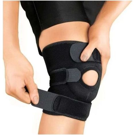 1 PAIR Orthopedic Knee Pad Knee Brace Support Joint Pain Relif Patella Protector Adjustable Sport Kneepad Guard Meniscus Ligament (1 Pair) (1/4)