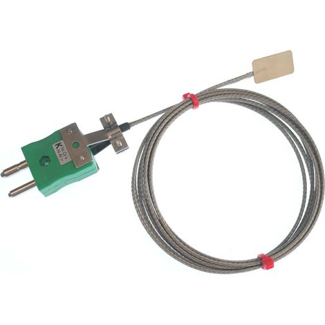 Thermocouple type K, L 25mm, +350°C max à Fiche mâle standard ( Prix pour 1 )