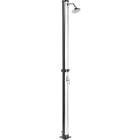Freestanding Outdoor Solar Shower ELQUI Silver