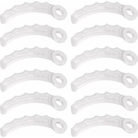 12 pièces Lame à couteaux plastiques For MAKITA , pour débroussailleuse Makita 198426-9 198383-1,DUR187U/L (1/5)