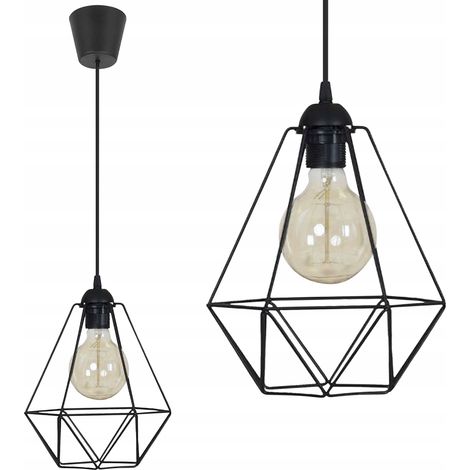 LAMPADA A SOSPENSIONE DA SOFFITTO CON FILO EDISON DIAMOND LOFT