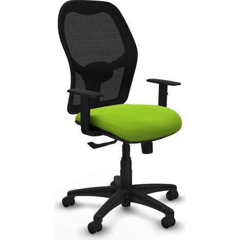 Sedia da ufficio piqueras y crespo ergonomica nero pelle sintetica (1/2)