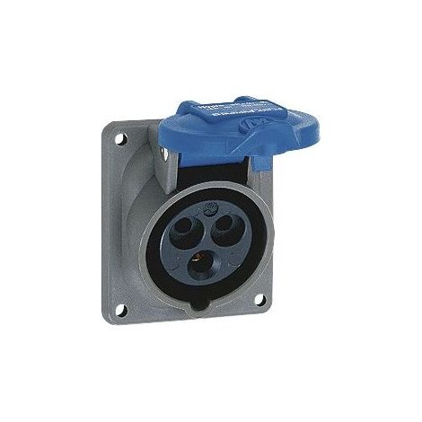 Prise fixe Hypra IP44 16A - 200V à 250V - 2P+T - plastique - 052022 - LEGRAND