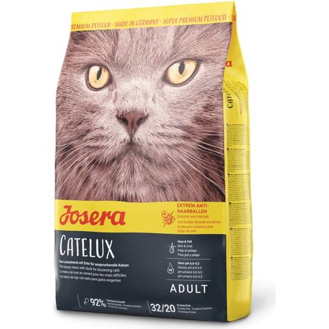 Croquettes Josera Catelux pour chats adultes, 2 kg, saveur canard et volaille. (1/5)