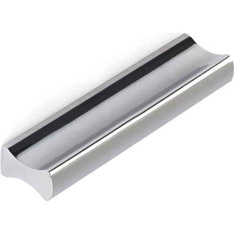 Asa de aluminio con acabado cromo brillo, dimensiones: 88x9x17mm entrepuntos: 64mm -