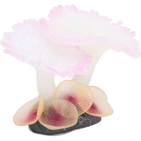 Décoration d'aquarium artificielle simulant des coraux, des oursins et des poissons MI409 (1/5)
