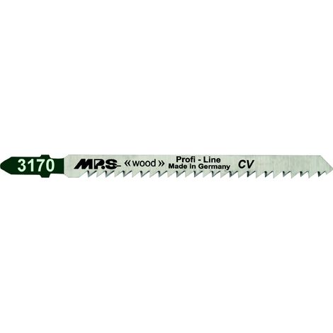 Lame de scie sauteuse MPS 3170 pour des coupes nettes dans le bois jusqu'à 65 mm de profondeur.