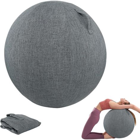 Schutzhülle für 65cm/55cm Büroball, Gymnastikballhülle, strapazierfähige, schmutzabweisende Yogaballhülle, rutschfeste Schutzhülle (Ball nicht enthalten) (1/5)