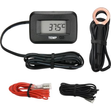 Testeur de température numérique - Alarme haute température - Utilisation pour moteur scooter, moto, tracteur, moteur hors-bord (1/5)