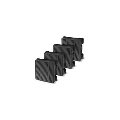 4er-Pack Aktivkohlefilter für Liebherr Fresh Air Kühlschränke, ersetzt 7440021-00 [9096989, 988246001, 988246000, 9882429] – schwarz