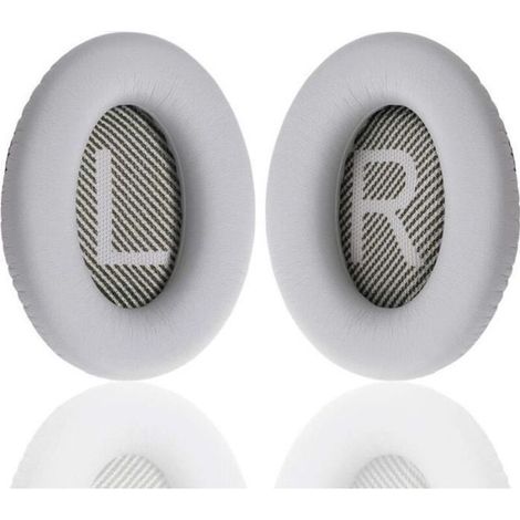 Muifa Coussinets d\'oreille de remplacement Pour Casque Bose QC35 Gris (1/3)