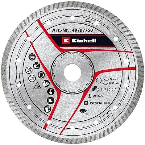 Disco Diamante para Cerámica Ø200 x 25,4 mm EINHELL