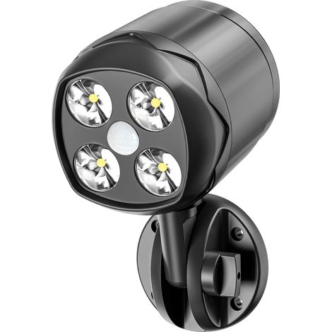 Léger, langlebig, langlebig, IP65, ultraleuchtend, 8 W, 600 Lumen, 6000 K, 4 LED, Garage, Hof, Veranda und Terrasse (1 Einheit) (1/5)