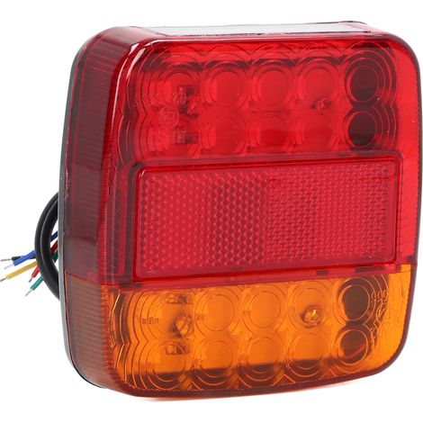 Lot de 2 feux arrière à LED 12 V résistants aux chocs, clignotants arrière universels pour camions et remorques. (1/5)