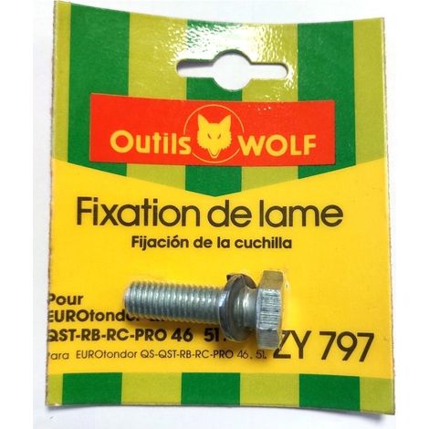 ZY797 - Vis de Lame pour Tondeuse OUTILS WOLF