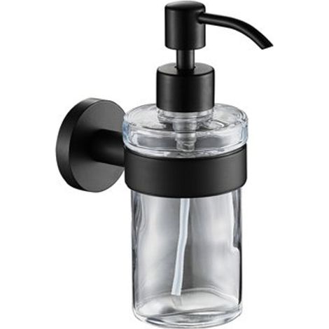 Plieger Vigo distributeur de savon en verre avec support noir (1/3)