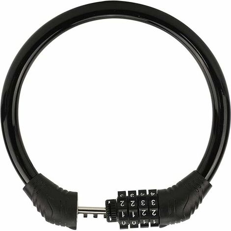 Mini Cadenas de Vélo Portable, Antivol De Vélo Avec Mot Passe à 4 Chiffres, Antivol de Vélo Réinitialisable, Security Bike Lock (1/5)