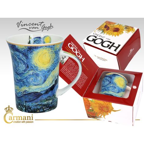Carmani, tazza - Van Gogh, Notte stellata