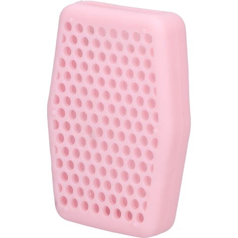 Gant de Gommage Doux en Silicone pour le Corps - Pochette Exfoliante pour Douche et Bain - Rose (1/5)
