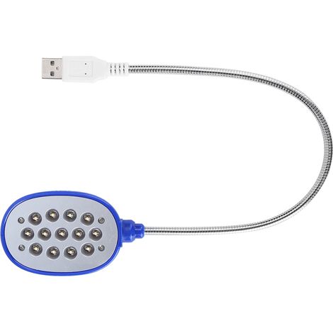 Lampe de bureau LED flexible, éclairage doux pour lecture, protection des yeux, lampe de nuit USB rechargeable pour ordinateur.