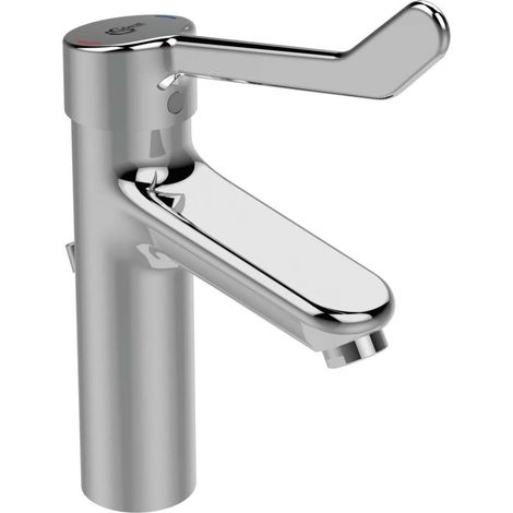 Miscelatore lavabo CERAPLUS 2 Grande con leva clinica e piletta in metallo cromato IDEAL STANDARD (1/2)