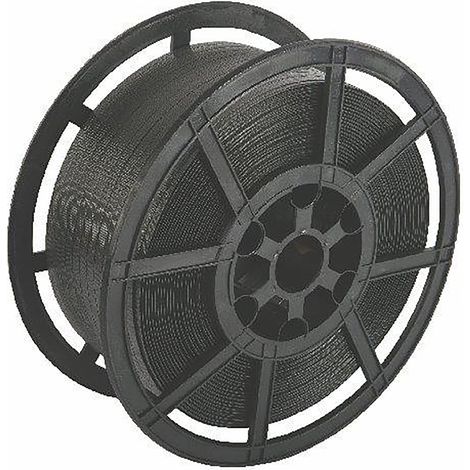 Feuillard pour cerclage, Noir, largeur 12.4mm, longueur 2000m ( Prix pour 1 )