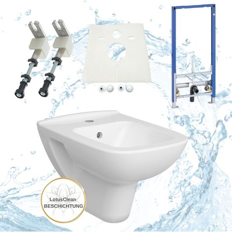 Geberit Vorwandelement Bidet Set Luxando Wandbidet Komplettset (1/5)